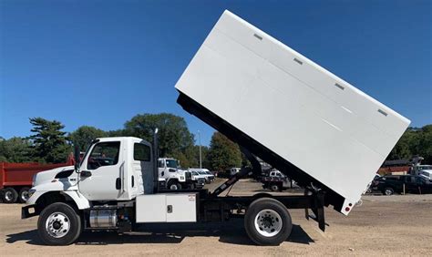 steel chipper box|14' chipdump trucks for sale.